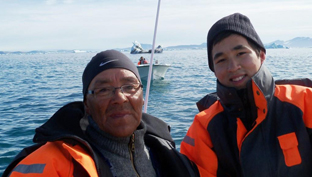 Albert Lukassen and Inuunnguaq Zeeb - Photo: Else Lukassen
