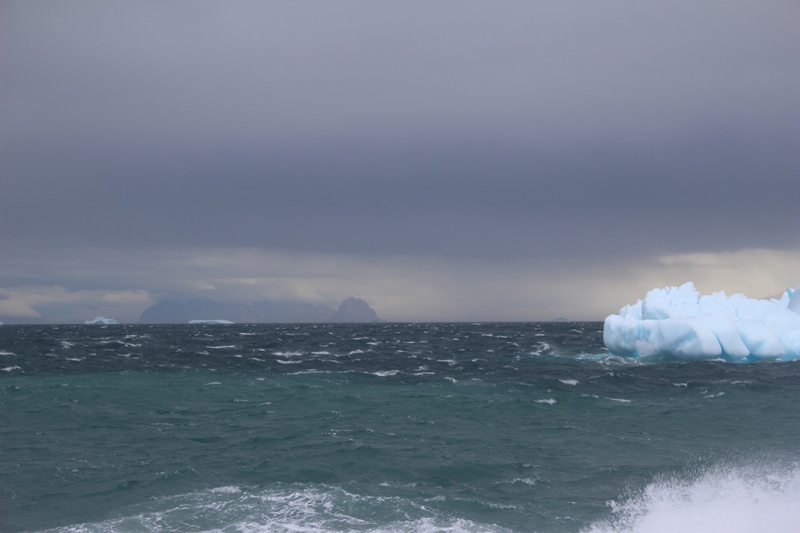 Storm over Uummannaq Fjord east of Ubekendt Ejland